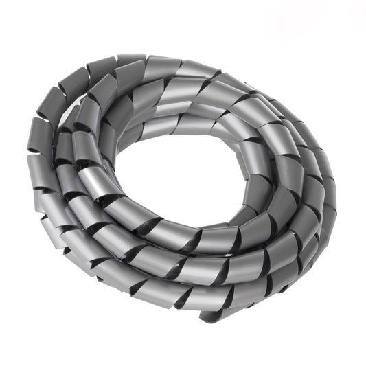 MCTV-687S 48458 Cable Cover (20.4 × 22 mm), 3 m, Silver Coil - Carlat