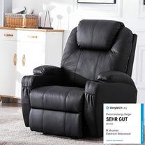 MCombo Electric Relaxing Chair, Massage Chair, Television Chair, Reclining Function, Vibration, Heater 7061 - Carlat