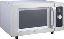 METRO Professional GMW 1034D Professional Microwave Stainless Steel 57.4 x 52.8 x 36.7 cm 1800 Cotton 34 Litres Digital Display 3 Cooking Levels 100 Pre-Installed Programmes Including Defrosting - Carlat