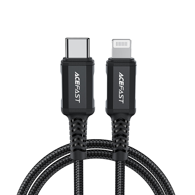 MFI cable for iPhone USB-C - Lightning 30W 3A 1.8m black - Carlat
