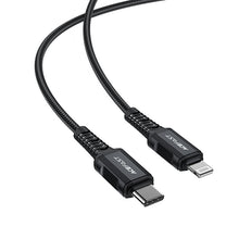 MFI cable for iPhone USB-C - Lightning 30W 3A 1.8m black - Carlat