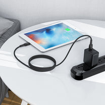MFI cable for iPhone USB-C - Lightning 30W 3A 1.8m black - Carlat