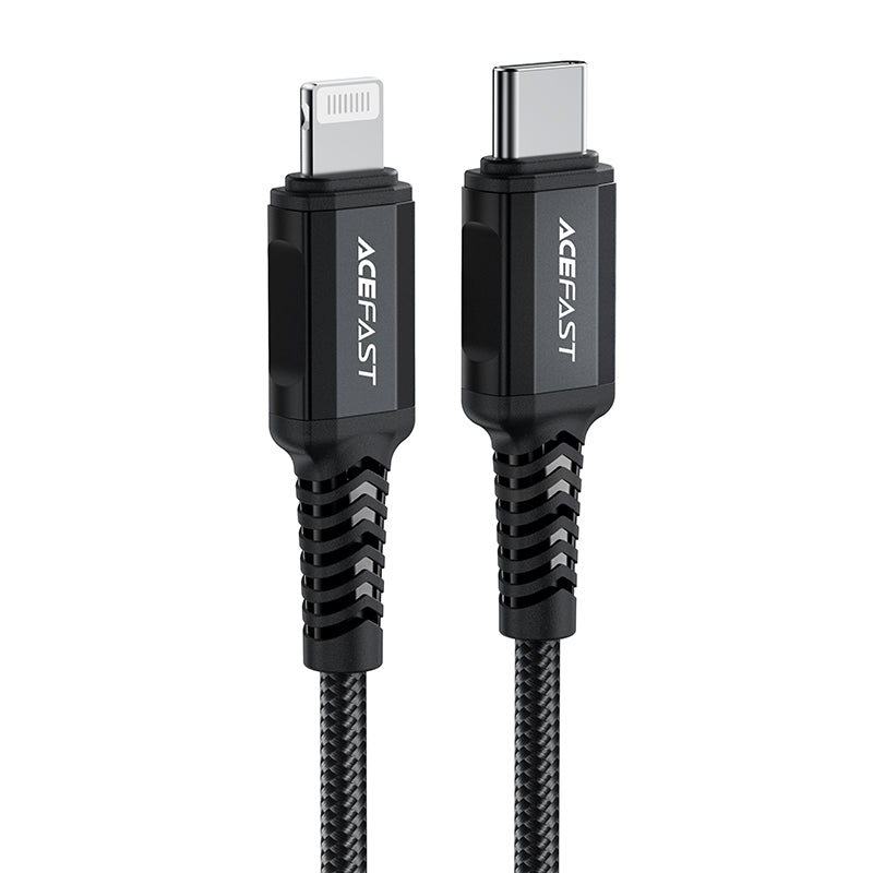 MFI cable for iPhone USB-C - Lightning 30W 3A 1.8m black - Carlat