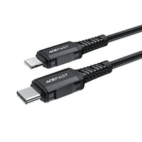 MFI cable for iPhone USB-C - Lightning 30W 3A 1.8m black - Carlat