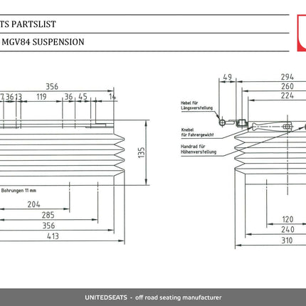 MGV84 Mechanical Suspension