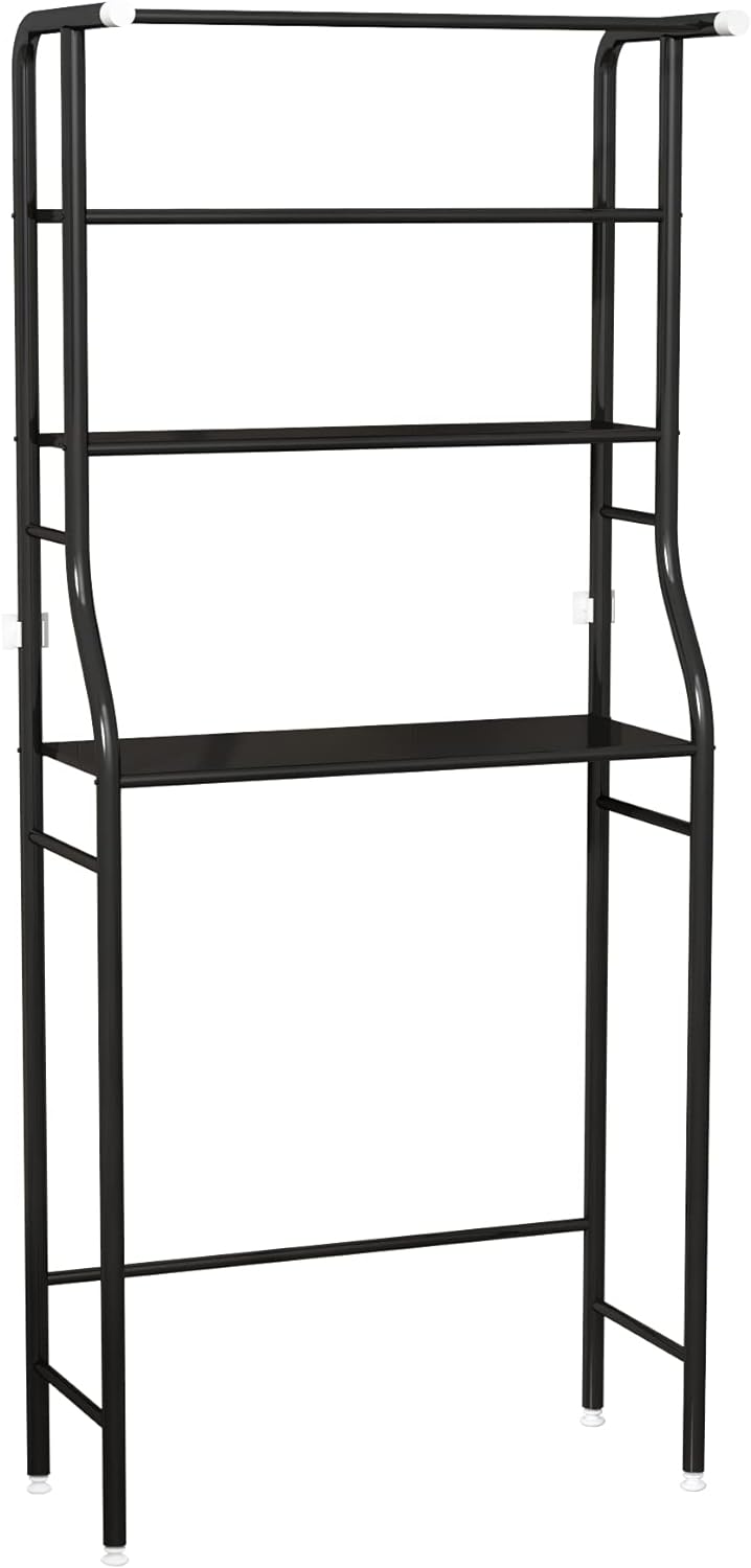MOYIPIN 3-Tier Storage Rack for Over Washing Machine, Black - Carlat