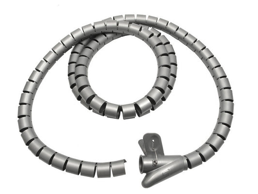 Maclean Cable Organizer/Cover, 25 mm x 2 m, Gray, MCTV-676 S - Carlat
