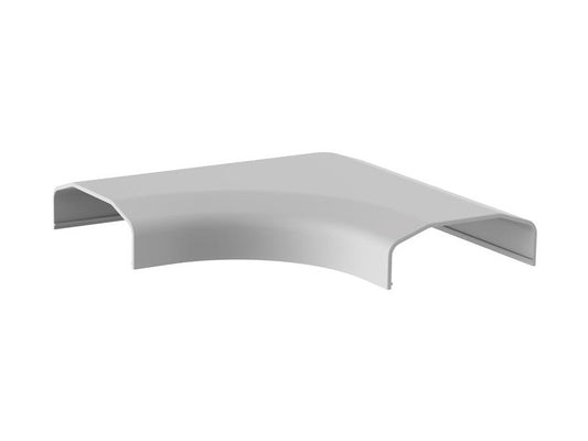 Maclean Cover Strip, For Cables, Corner, Plastic System, 127x127x21.5 mm, MC-697 - Carlat