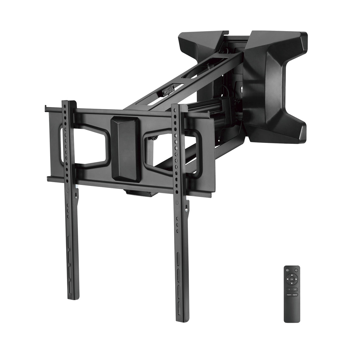 Maclean Electric TV Mount for Above the Fireplace, max VESA 600x400, Wi-Fi Remote, 37"-70", max 35 kg, MC-891 - Carlat