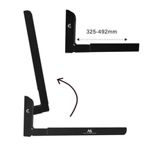 Maclean Microwave Mount / Hanger, Foldable, Up to 30 kg, Black, MC-915 B - Carlat