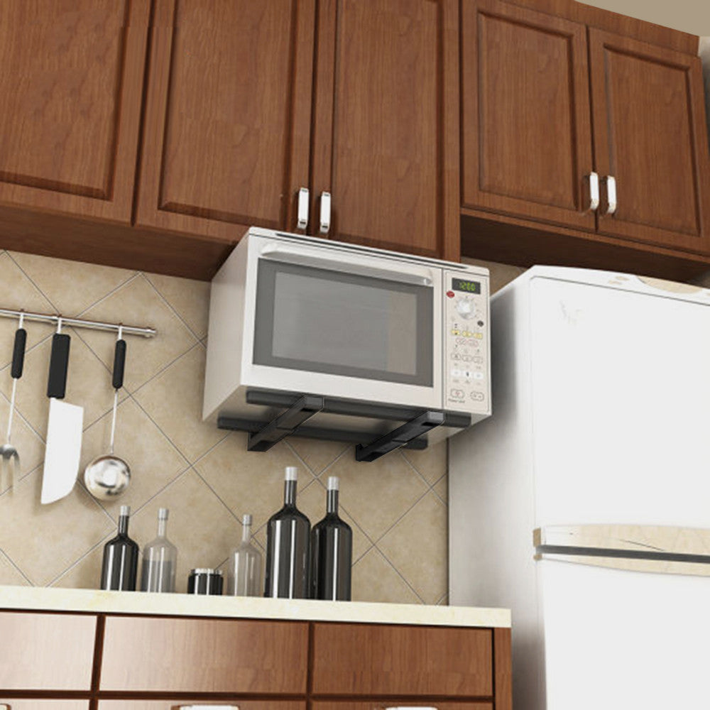 Maclean Microwave Mount / Hanger, Foldable, Up to 30 kg, Black, MC-915 B - Carlat