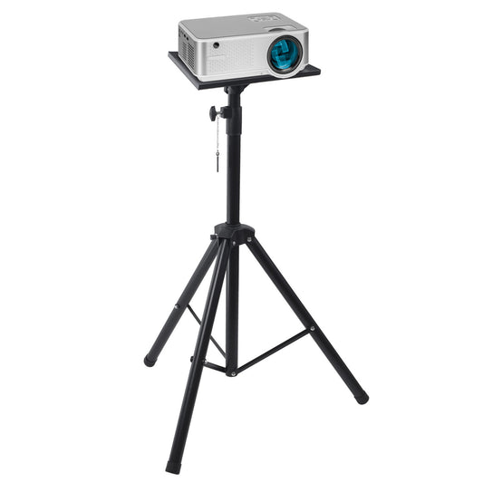 Maclean Portable Projector Stand, made of steel, height-adjustable, 1.08–1.85 m, MC-953 - Carlat