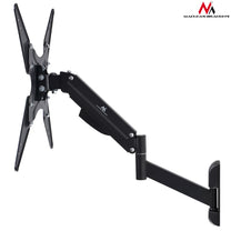 Maclean TV or Monitor Mount/Hanger, Gas Spring, 2 Arms, 25 cm Height Adjustment, 32"-55", 22 kg, Black, MC-784 - Carlat