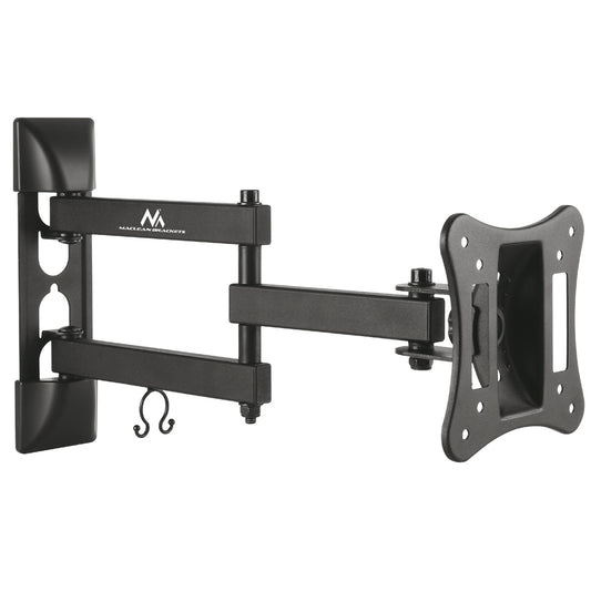 Maclean TV or Monitor Mount, Universal, Max VESA 100x100, 13-27", 15 kg, Black, MC-719 - Carlat