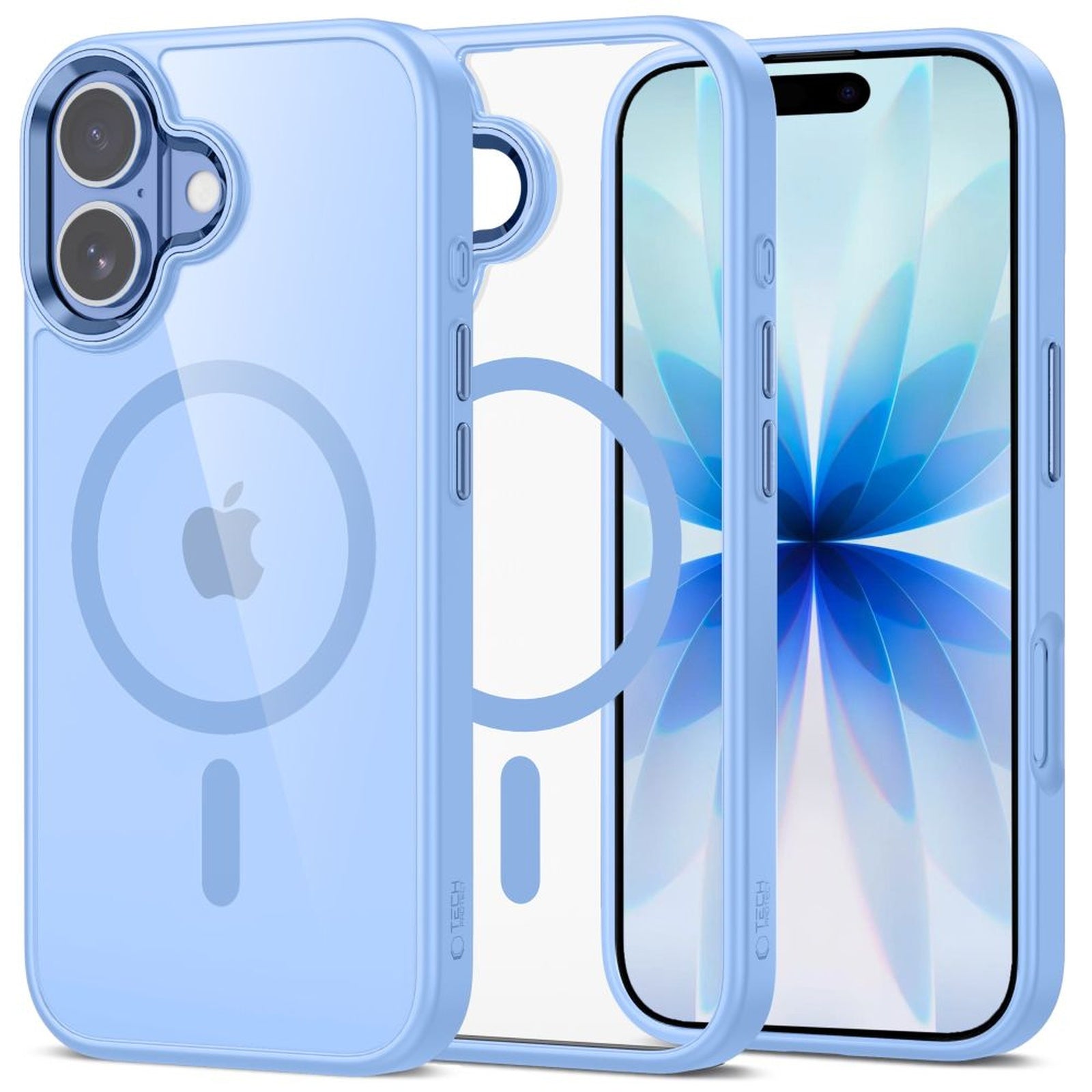 MagMat MagSafe case for iPhone 17 - transparent blue - Carlat