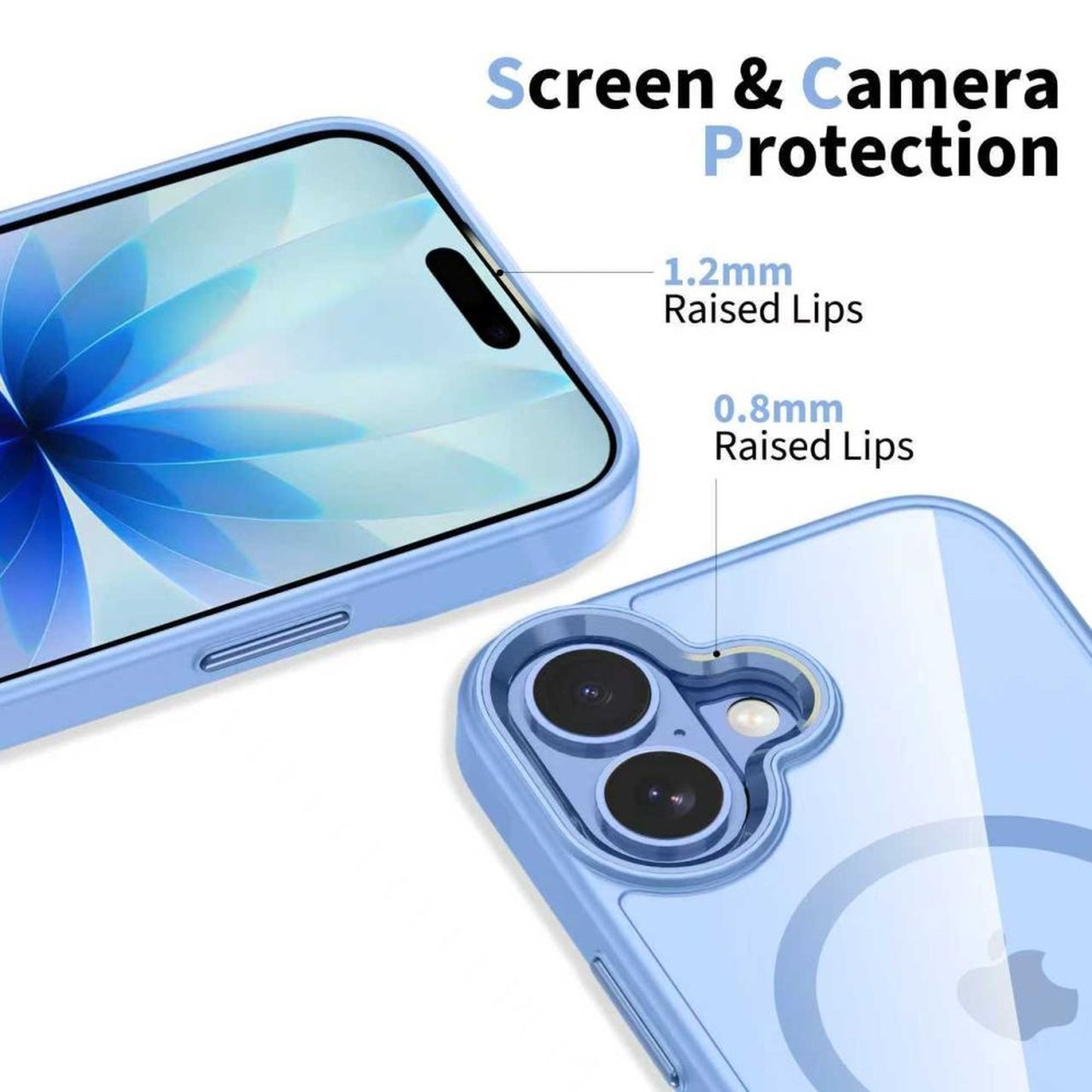MagMat MagSafe case for iPhone 17 - transparent blue - Carlat