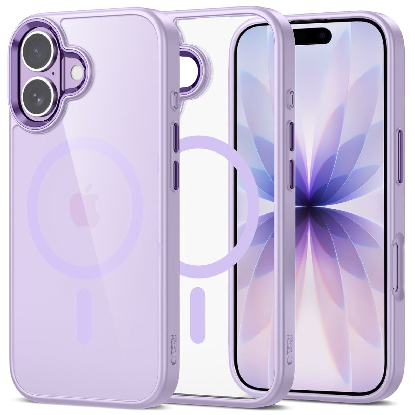 MagMat MagSafe case for iPhone 17 - transparent purple - Carlat