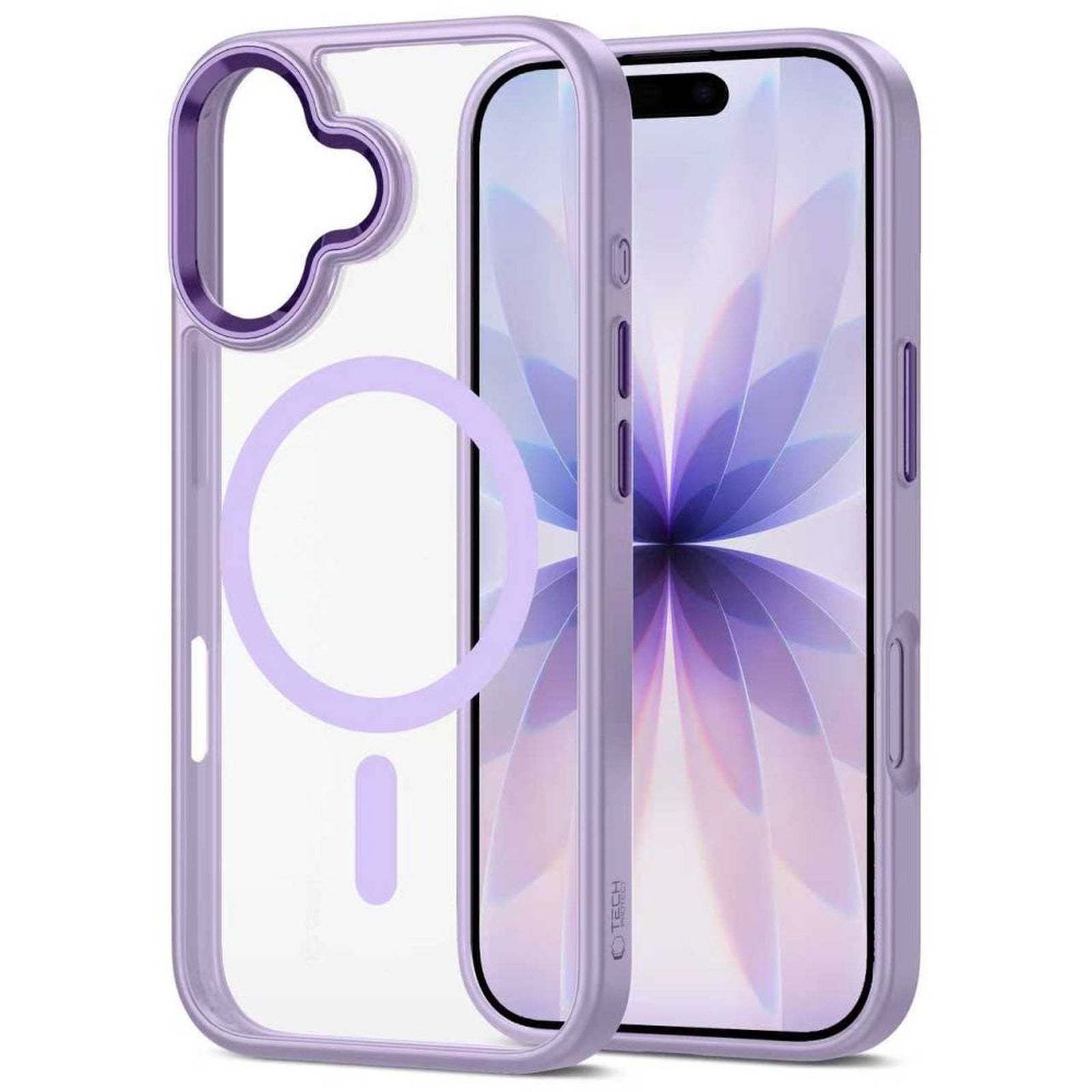 MagMat MagSafe case for iPhone 17 - transparent purple - Carlat