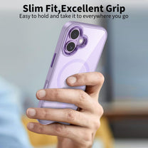 MagMat MagSafe case for iPhone 17 - transparent purple - Carlat