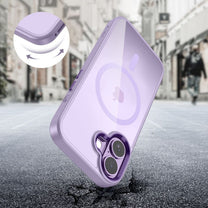 MagMat MagSafe case for iPhone 17 - transparent purple - Carlat