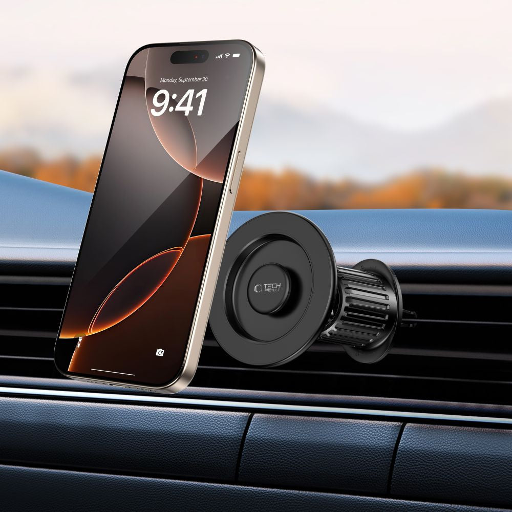 MagSafe N58 smartphone car holder for air vent - black - Carlat