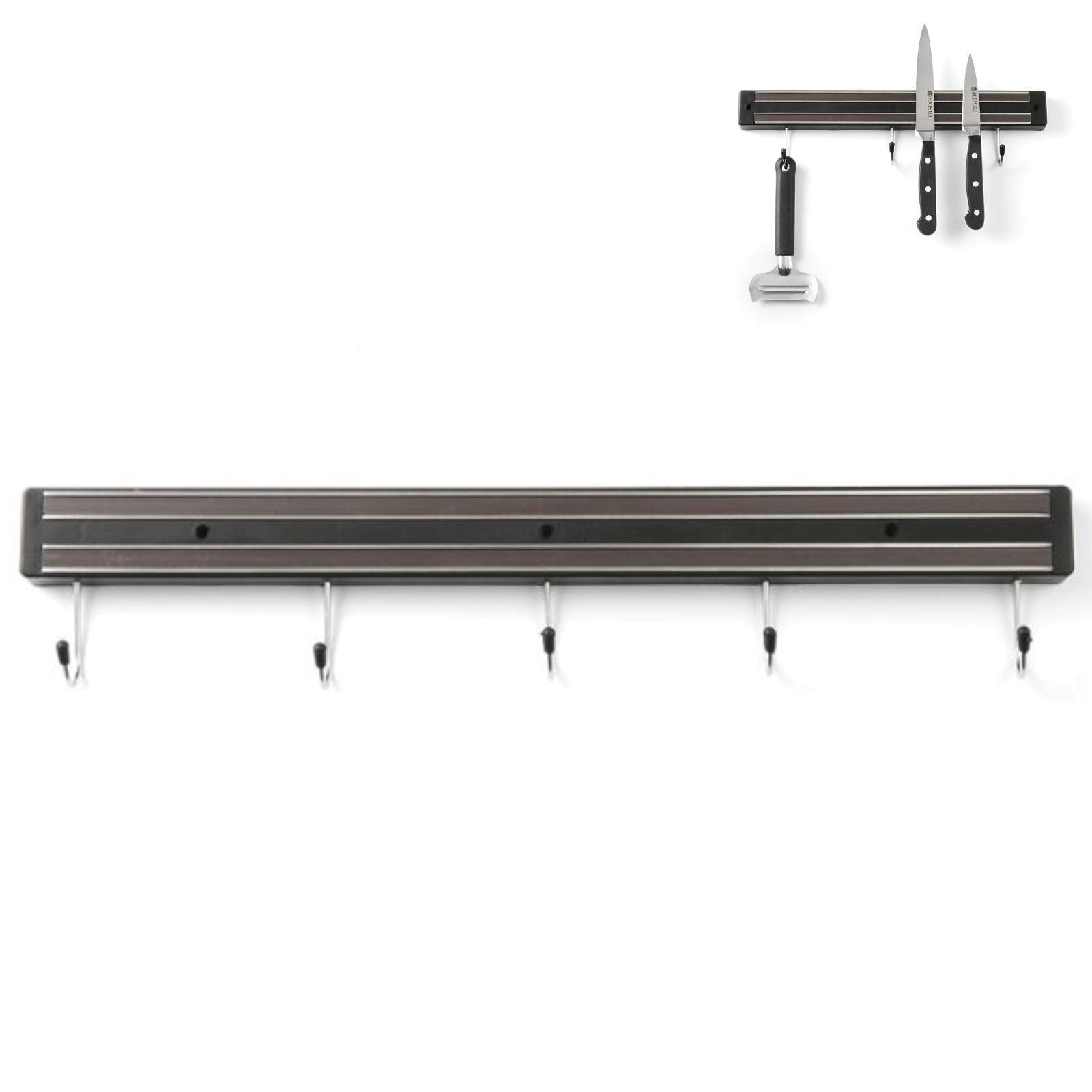 Magnetic blade for knives with hooks length 450 mm - Hendi 820308 - Carlat