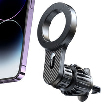 Magnetic car holder for iPhone with MagSafe for air vent, black - Carlat