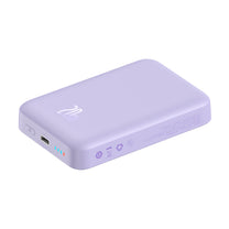 Magnetic induction powerbank 10000mAh 20W + USB-C cable - purple - Carlat