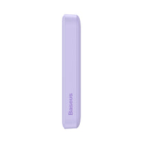 Magnetic induction powerbank 10000mAh 20W + USB-C cable - purple - Carlat