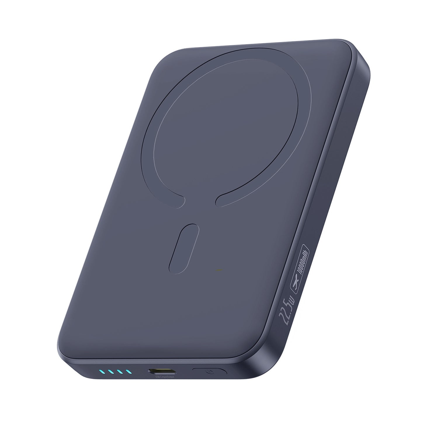 Magnetic power bank 10000mAh 22.5W EnerFill FM11 MagSafe with USB-C cable - dark gray - Carlat