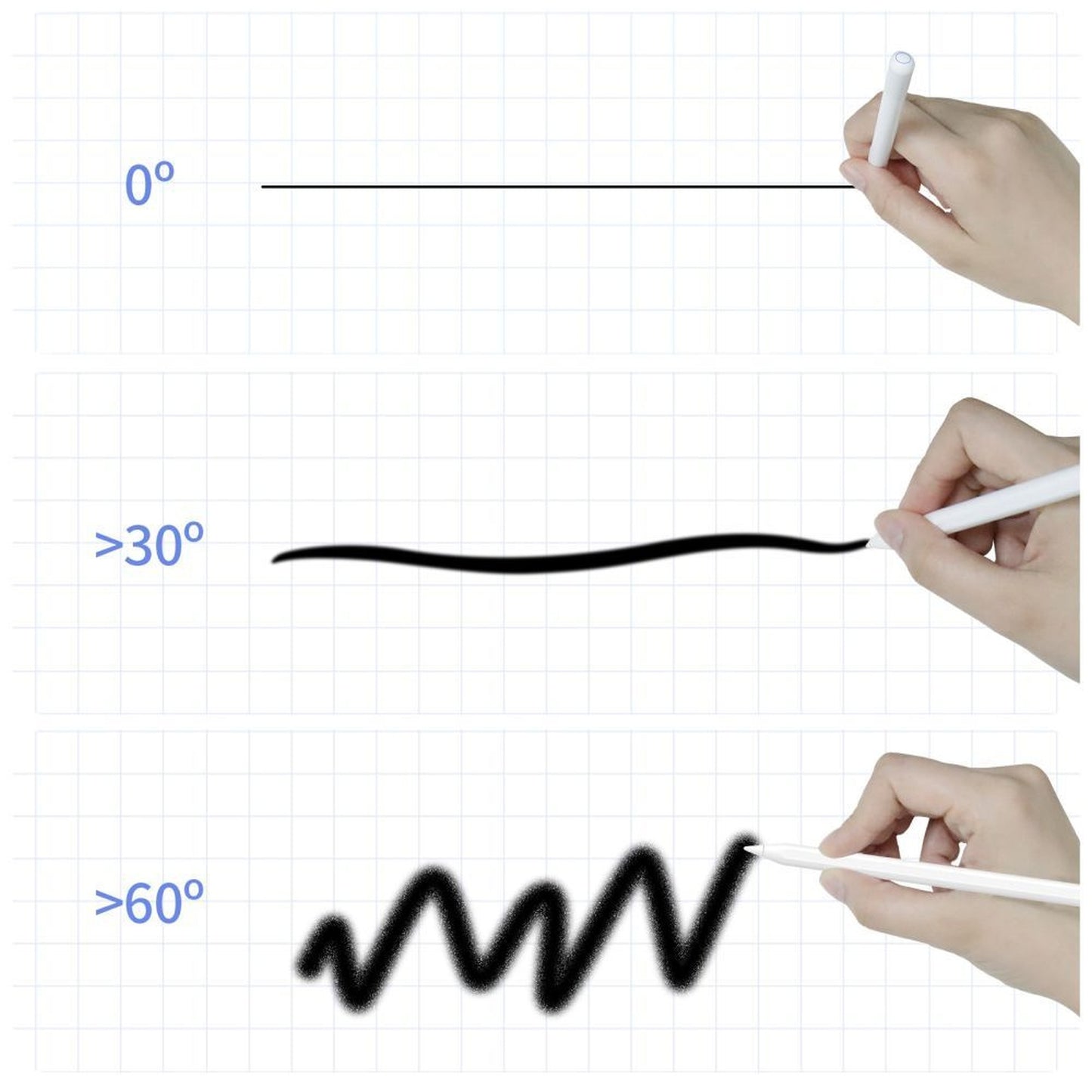 Magnetic stylus for the iPad Digital Magnetic Stylus Pen 2 tablet - white - Carlat