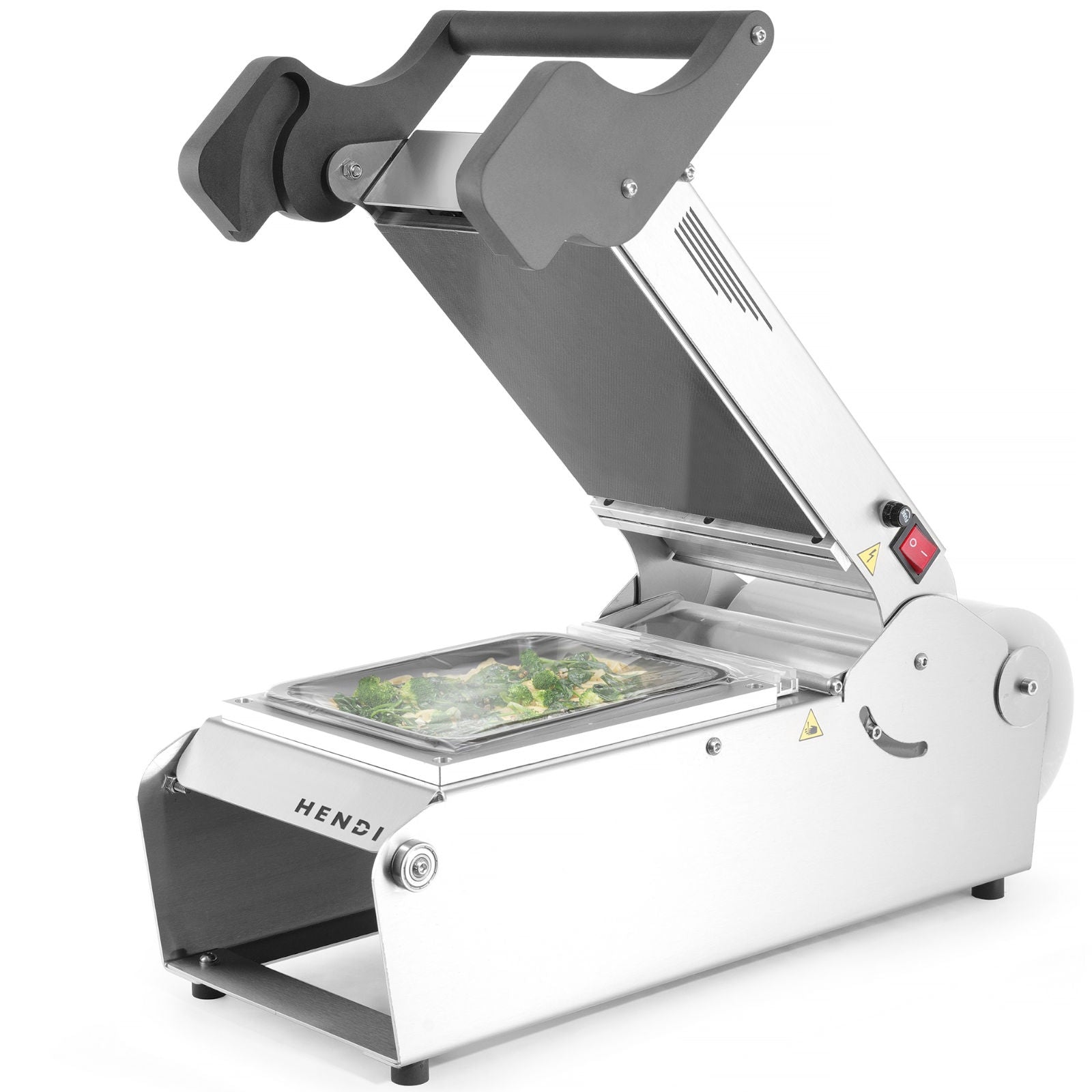 Manufacturing – Sealer for containers of takeaway lunch trays + - Carlat