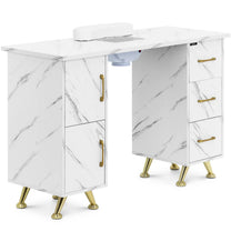 Massage Tables – Cosmetic manicure desk with absorber, 3 drawers, - Carlat