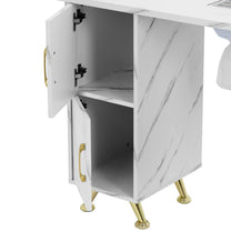 Massage Tables – Cosmetic manicure desk with absorber, 3 drawers, - Carlat
