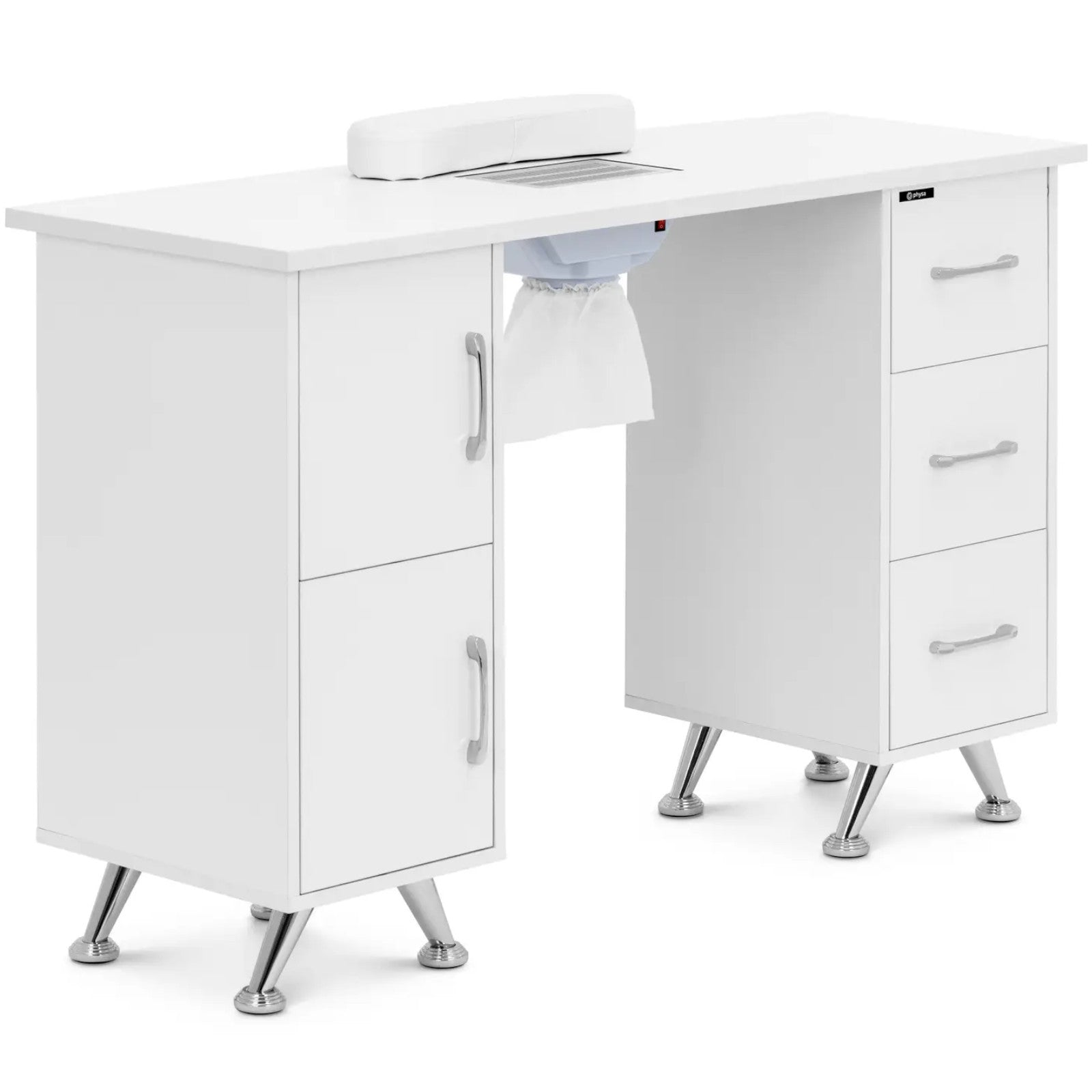 Massage Tables – Cosmetic manicure desk with absorber, 3 drawers, - Carlat