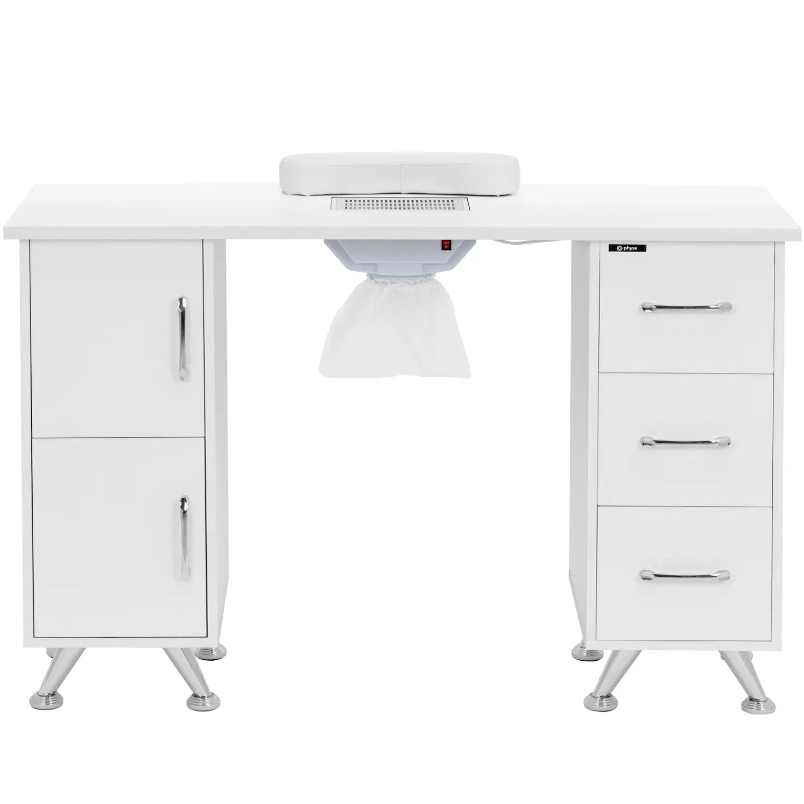 Massage Tables – Cosmetic manicure desk with absorber, 3 drawers, - Carlat