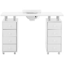 Massage Tables – Cosmetic manicure desk with absorber 8 drawers - Carlat