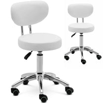 Massage Tables – Cosmetic stool chair with backrest on wheels - Carlat