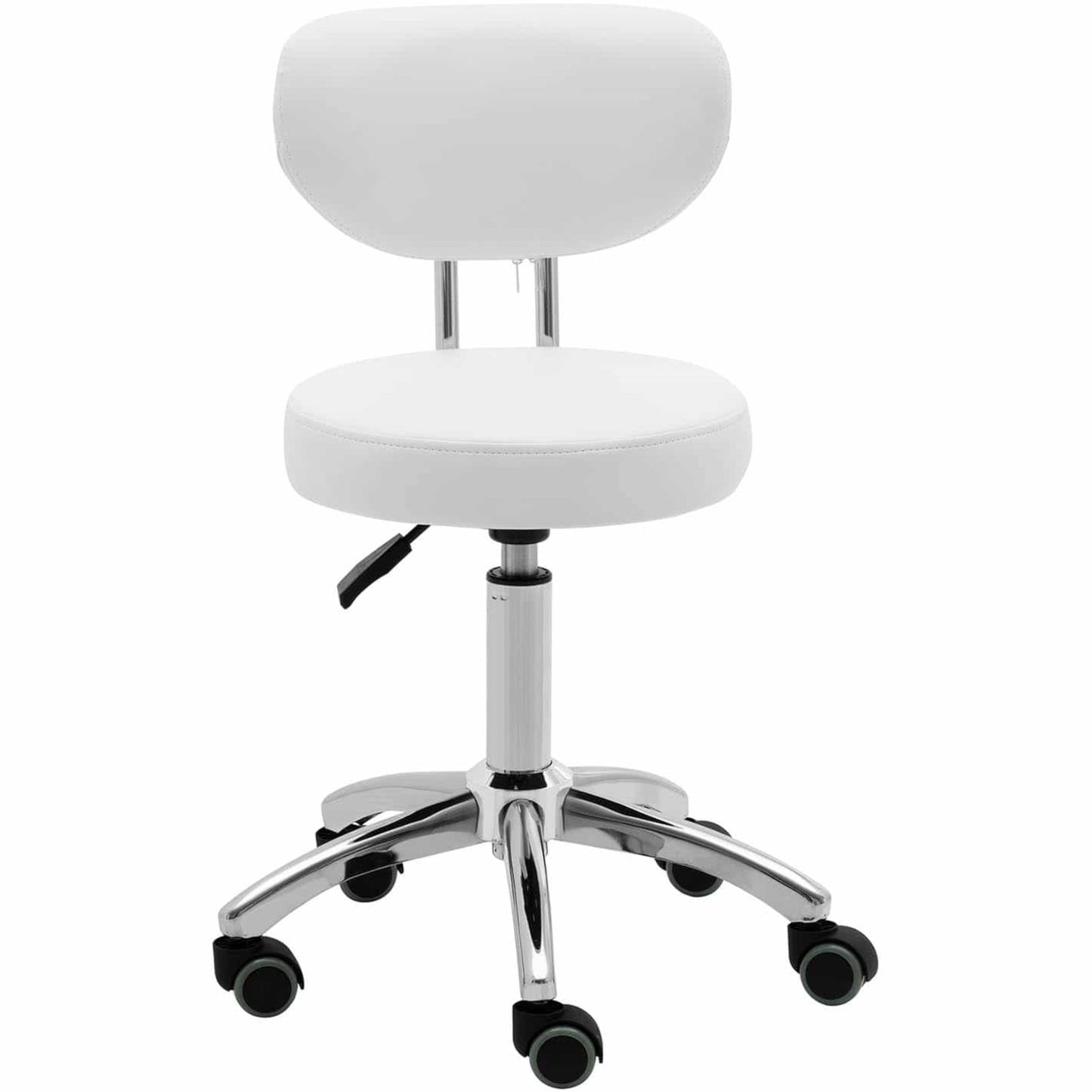 Massage Tables – Cosmetic stool chair with backrest on wheels - Carlat