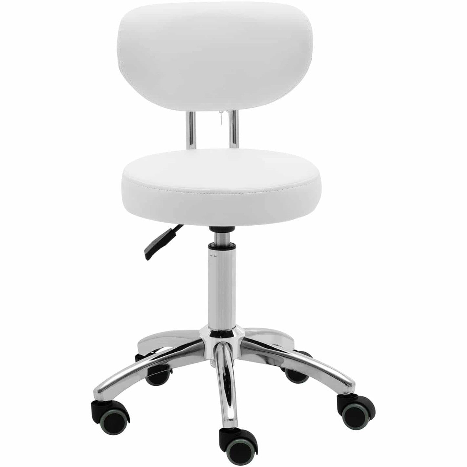 Massage Tables – Cosmetic stool chair with backrest on wheels - Carlat