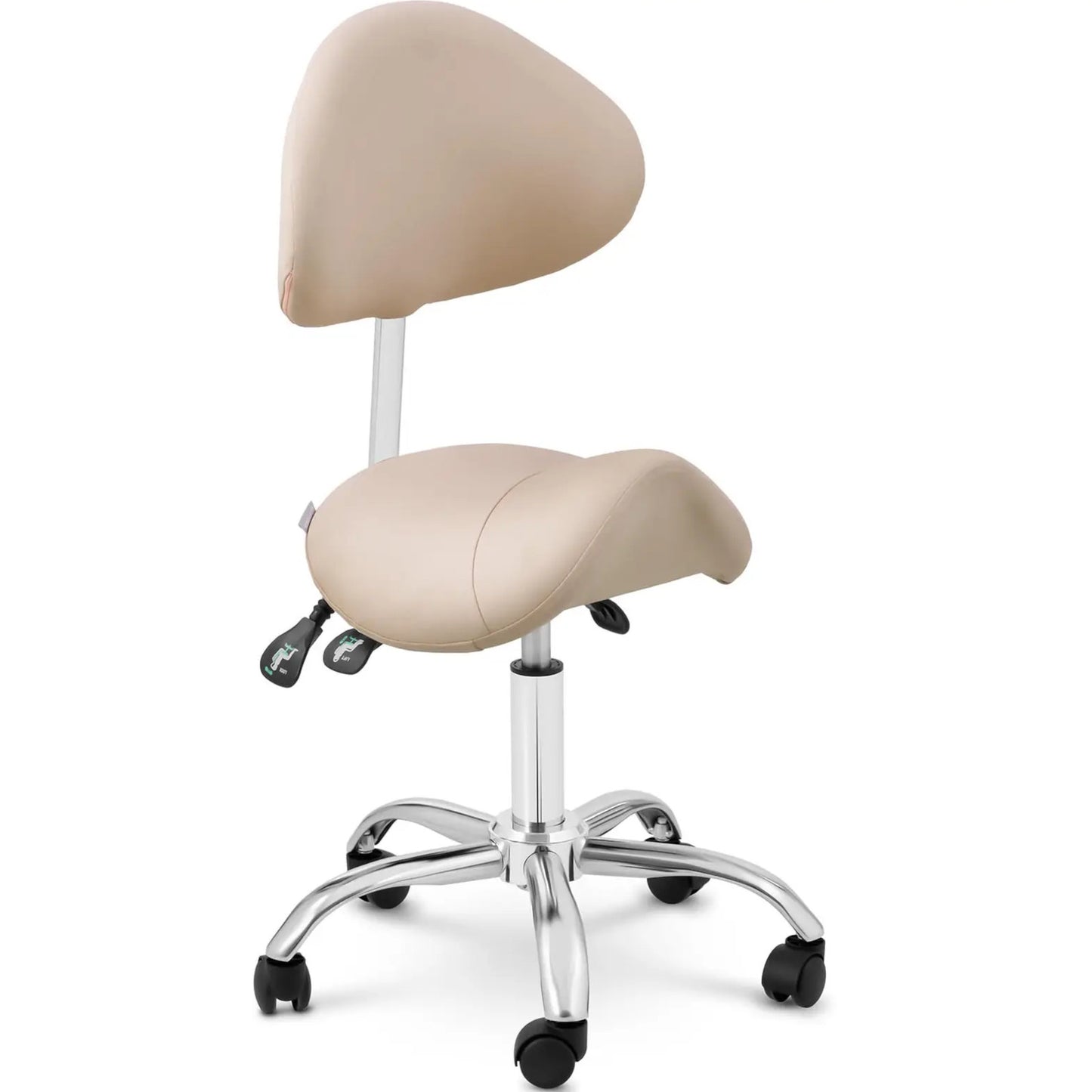 Massage Tables – MANNHEIM CREAM saddle beauty chair with adjustable - Carlat