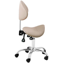 Massage Tables – MANNHEIM CREAM saddle beauty chair with adjustable - Carlat