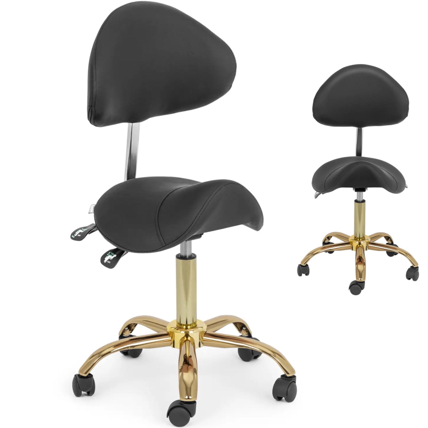 Massage Tables – MANNHEIM saddle beauty chair with adjustable backrest, - Carlat