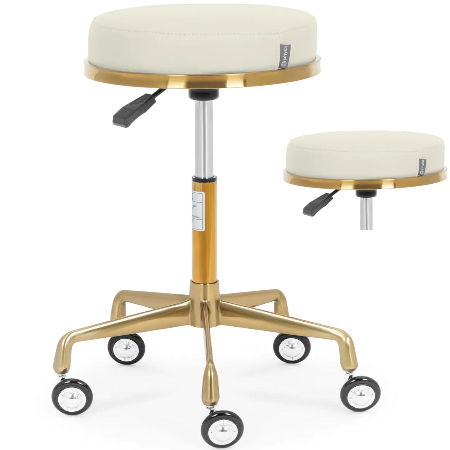Massage Tables – Physa CASORIA swivel beauty stool on wheels - Carlat