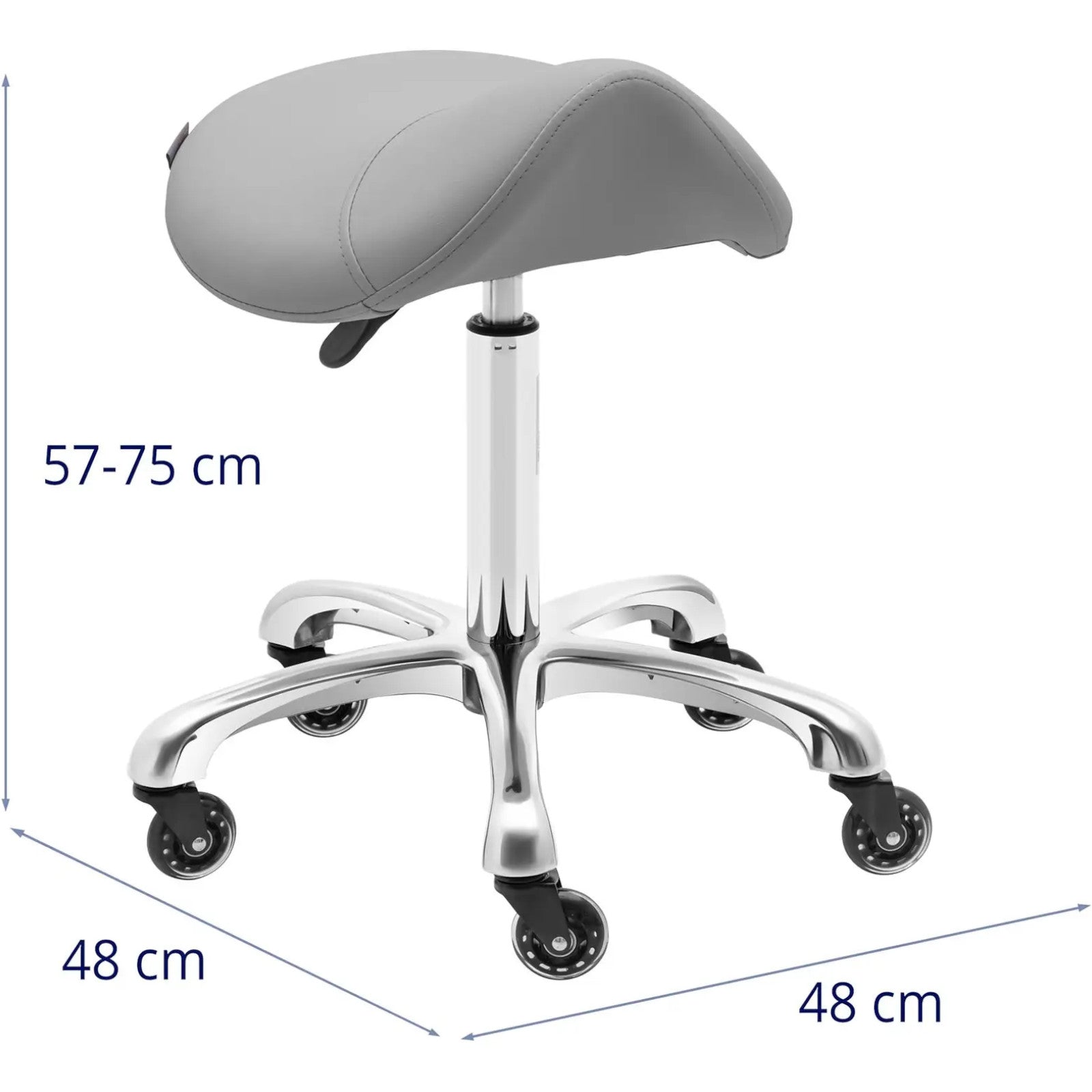 Massage Tables – Saddle cosmetic stool stool on wheels up - Carlat