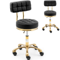 Massage Tables – Stool chair, cosmetic stool with backrest on - Carlat