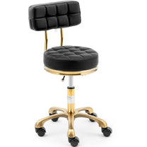 Massage Tables – Stool chair, cosmetic stool with backrest on - Carlat