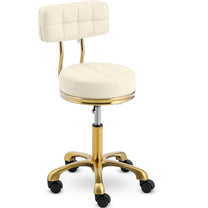 Massage Tables – Stool chair, cosmetic stool with backrest on - Carlat