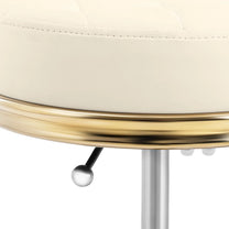 Massage Tables – Stool chair, cosmetic stool with backrest on - Carlat