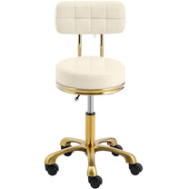 Massage Tables – Stool chair, cosmetic stool with backrest on - Carlat